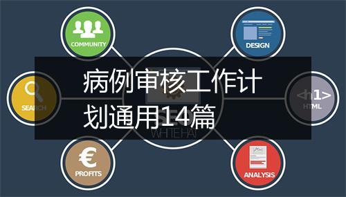 病例审核工作计划通用14篇