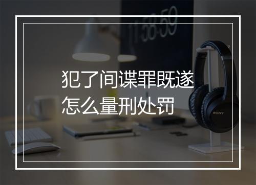 犯了间谍罪既遂怎么量刑处罚