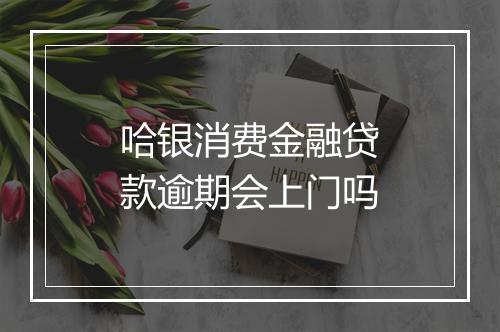 哈银消费金融贷款逾期会上门吗