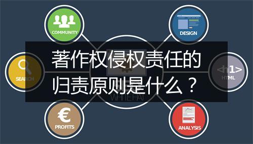 著作权侵权责任的归责原则是什么？