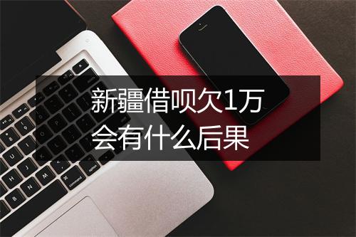 新疆借呗欠1万会有什么后果