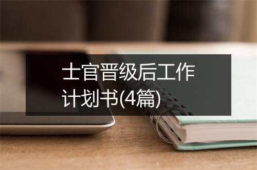 士官晋级后工作计划书(4篇)