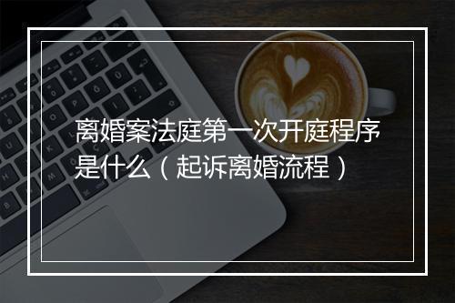 离婚案法庭第一次开庭程序是什么（起诉离婚流程）