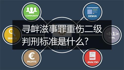 寻衅滋事罪重伤二级判刑标准是什么?
