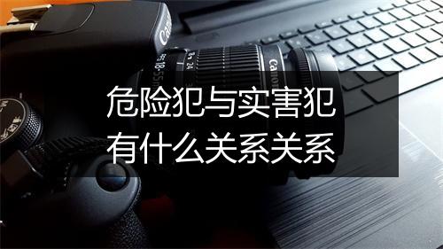 危险犯与实害犯有什么关系关系