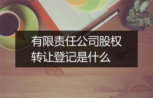 有限责任公司股权转让登记是什么