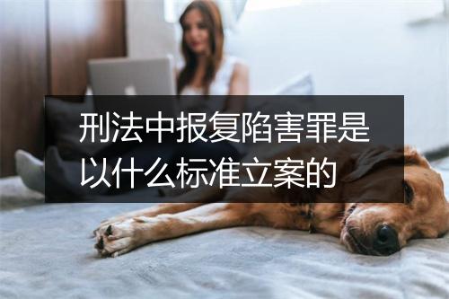 刑法中报复陷害罪是以什么标准立案的
