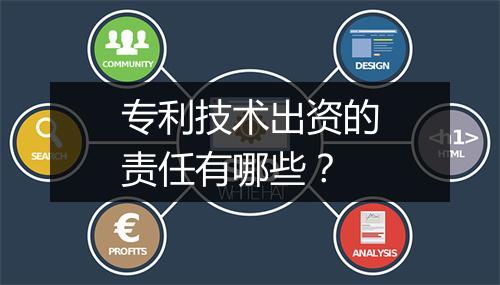 专利技术出资的责任有哪些？