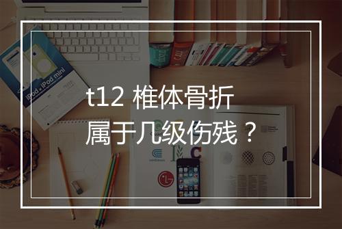 t12 椎体骨折属于几级伤残？