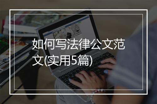 如何写法律公文范文(实用5篇)