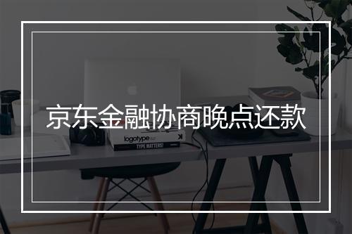 京东金融协商晚点还款