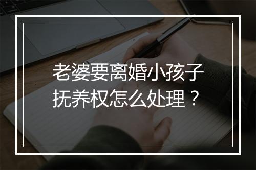 老婆要离婚小孩子抚养权怎么处理？