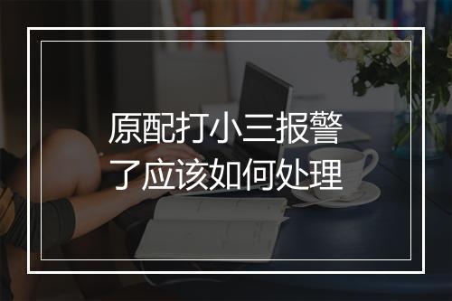 原配打小三报警了应该如何处理
