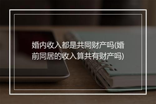 婚内收入都是共同财产吗(婚前同居的收入算共有财产吗)