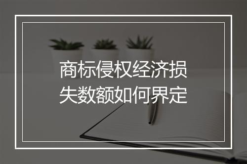 商标侵权经济损失数额如何界定