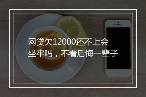 网贷欠12000还不上会坐牢吗，不看后悔一辈子