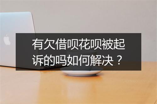 有欠借呗花呗被起诉的吗如何解决？