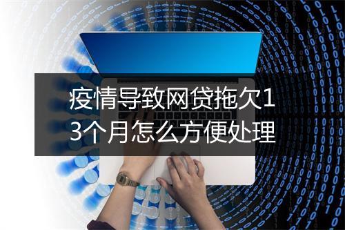 疫情导致网贷拖欠13个月怎么方便处理