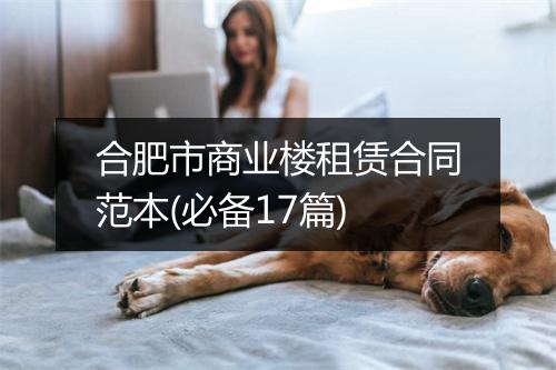 合肥市商业楼租赁合同范本(必备17篇)