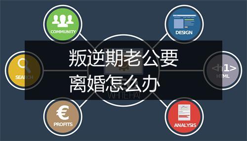 叛逆期老公要离婚怎么办