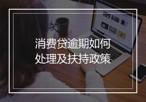 消费贷逾期如何处理及扶持政策