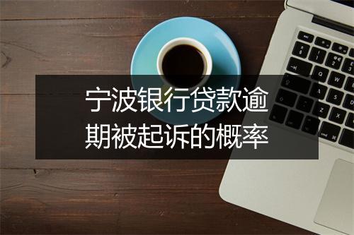 宁波银行贷款逾期被起诉的概率