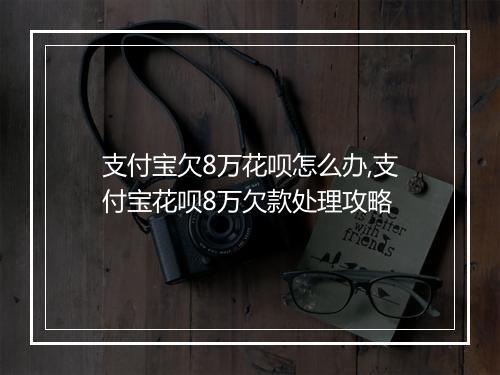 支付宝欠8万花呗怎么办,支付宝花呗8万欠款处理攻略