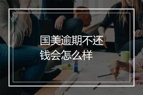 国美逾期不还钱会怎么样