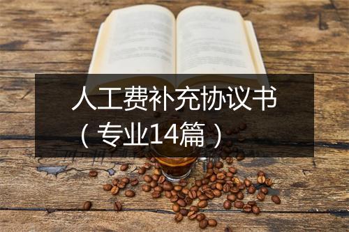 人工费补充协议书（专业14篇）