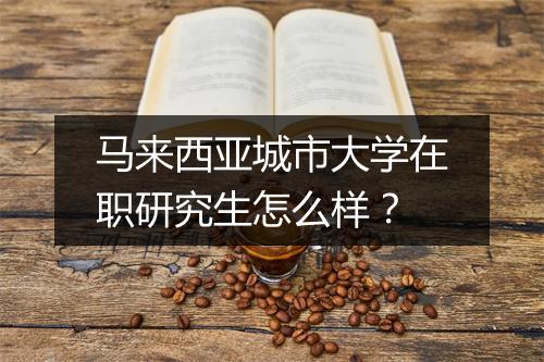 马来西亚城市大学在职研究生怎么样？