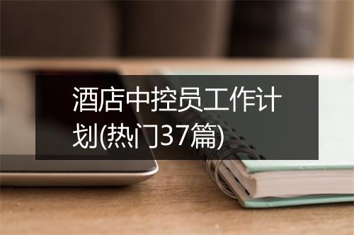 酒店中控员工作计划(热门37篇)