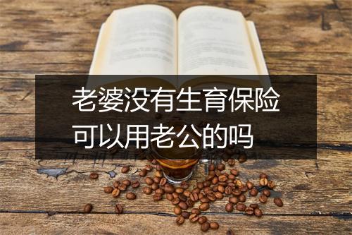 老婆没有生育保险可以用老公的吗