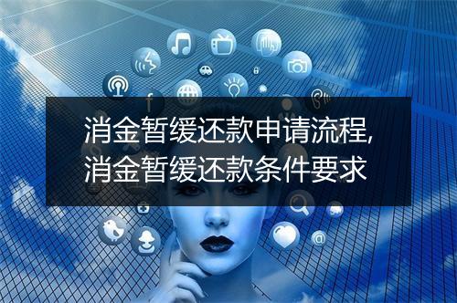 消金暂缓还款申请流程,消金暂缓还款条件要求