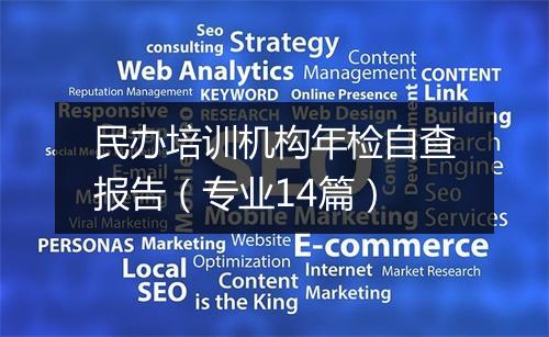民办培训机构年检自查报告（专业14篇）