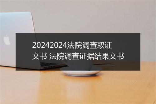 20242024法院调查取证文书 法院调查证据结果文书