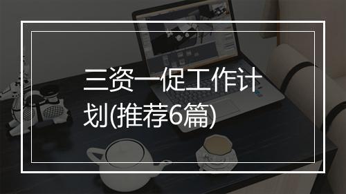 三资一促工作计划(推荐6篇)