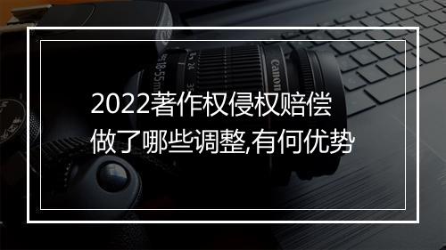 2022著作权侵权赔偿做了哪些调整,有何优势
