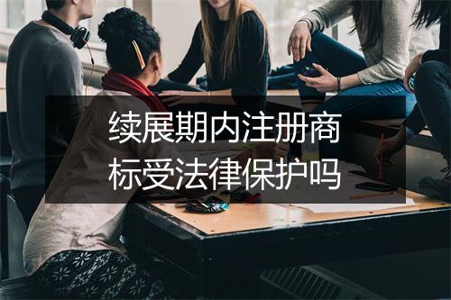 续展期内注册商标受法律保护吗