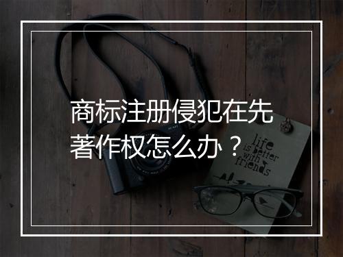 商标注册侵犯在先著作权怎么办？
