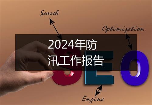 2024年防汛工作报告