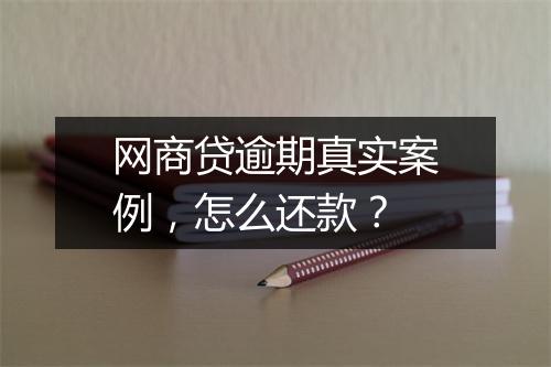 网商贷逾期真实案例，怎么还款？