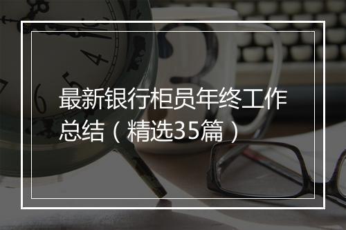 最新银行柜员年终工作总结（精选35篇）