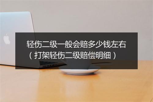 轻伤二级一般会赔多少钱左右（打架轻伤二级赔偿明细）