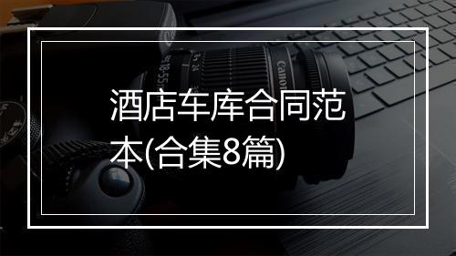 酒店车库合同范本(合集8篇)