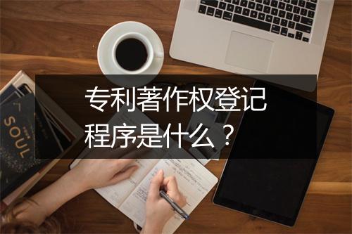 专利著作权登记程序是什么？