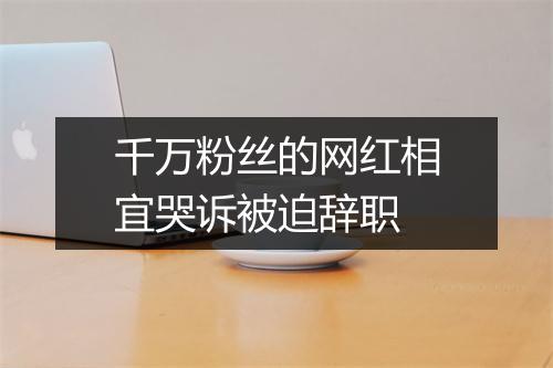 千万粉丝的网红相宜哭诉被迫辞职