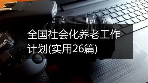 全国社会化养老工作计划(实用26篇)