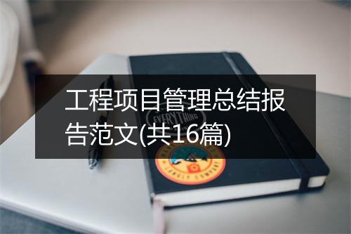 工程项目管理总结报告范文(共16篇)