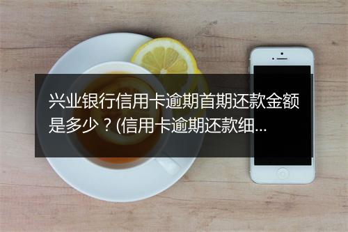 兴业银行信用卡逾期首期还款金额是多少？(信用卡逾期还款细则解读)