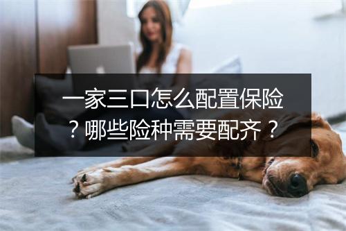 一家三口怎么配置保险？哪些险种需要配齐？
